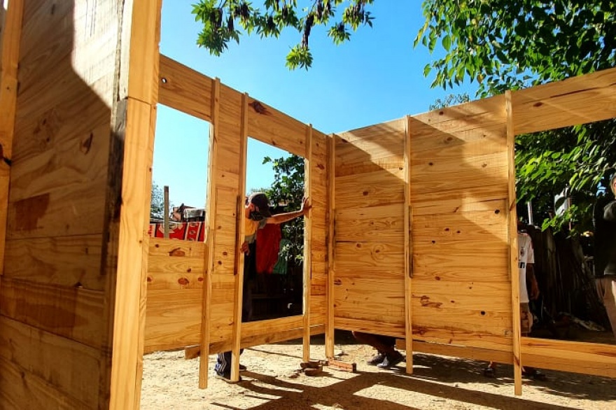 Construyen casas para personas en situación de vulnerabilidad: cómo ...