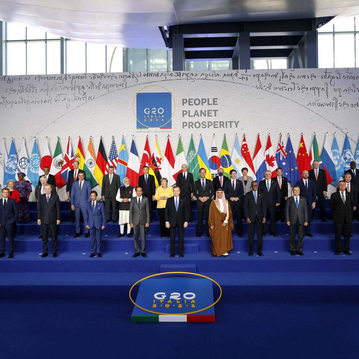 Fernández y Bolsonaro en la cumbre del G20
