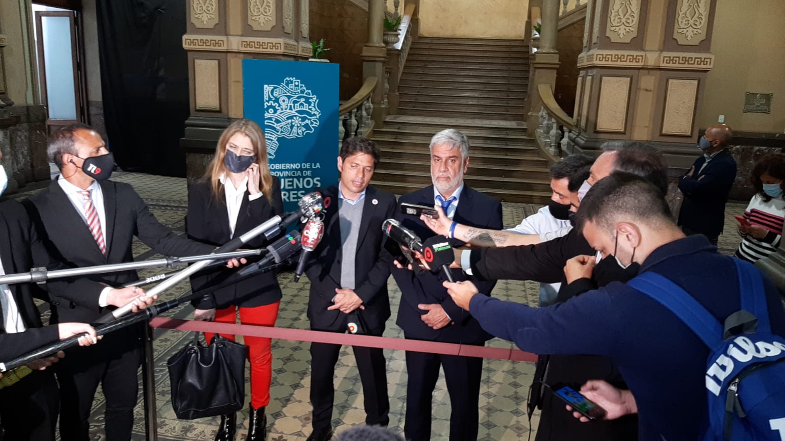 Kicillof y Feletti se reunieron con intendentes del Frente de Todos