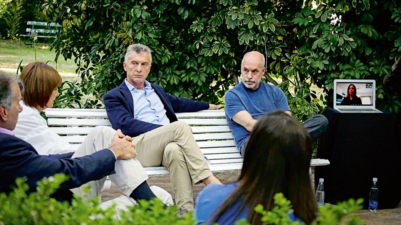Encunetro de Macri, Rodríguez Larreta y Bullrich tras el resultado de las elecciones 2021.