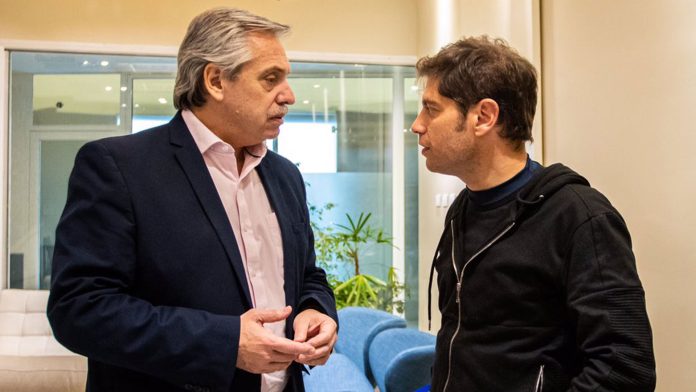 Axel Kicillof fue uno de los gobernadores que se reunió con el Presidente por el consenso fiscal