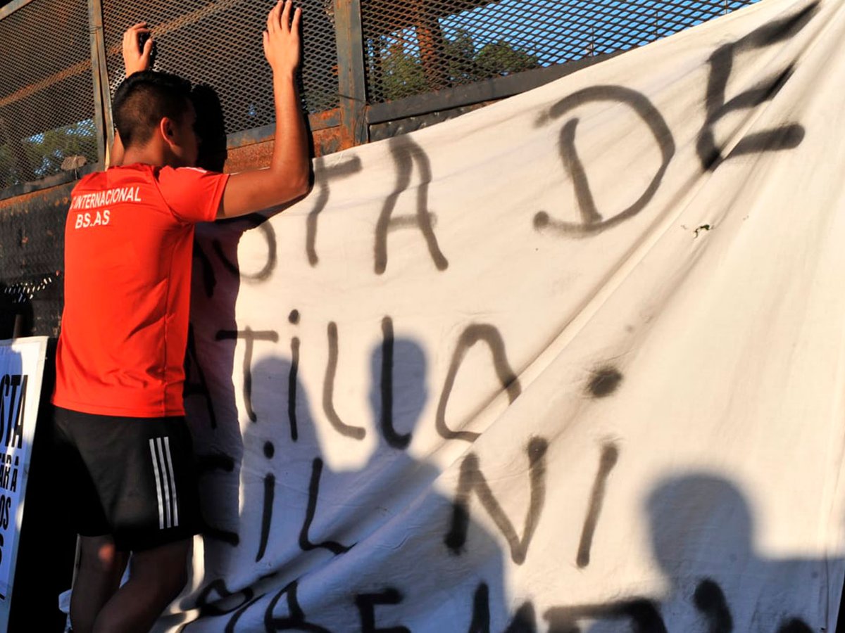 El reclamo por Justicia por Lucas González. 