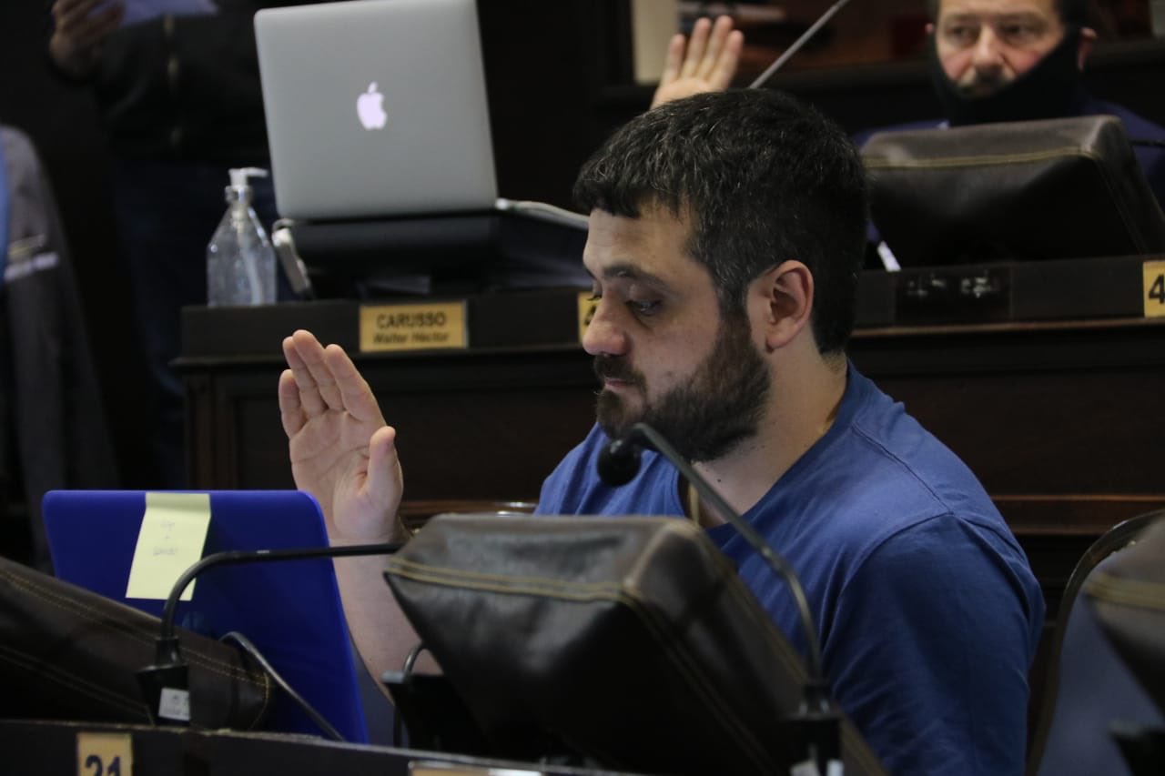 Escrutinio definitivo. El Frente de Todos hace fuerza por el camporista Facundo Tignanelli.