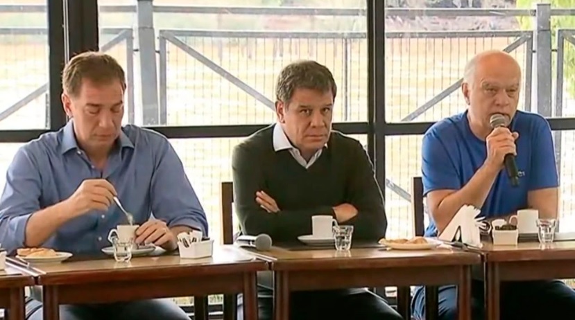 Elecciones 2021. Los candidatos bonaerenses de Juntos desayunaron en Tigre.