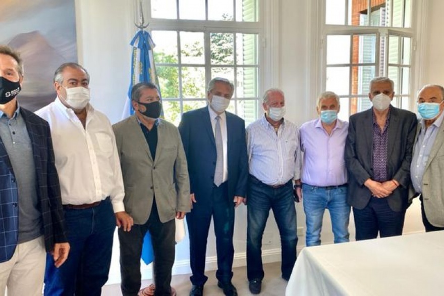 Los principales dirigentes de la CGT ratificaron su apoyo al gobierno de Alberto Fernández. 