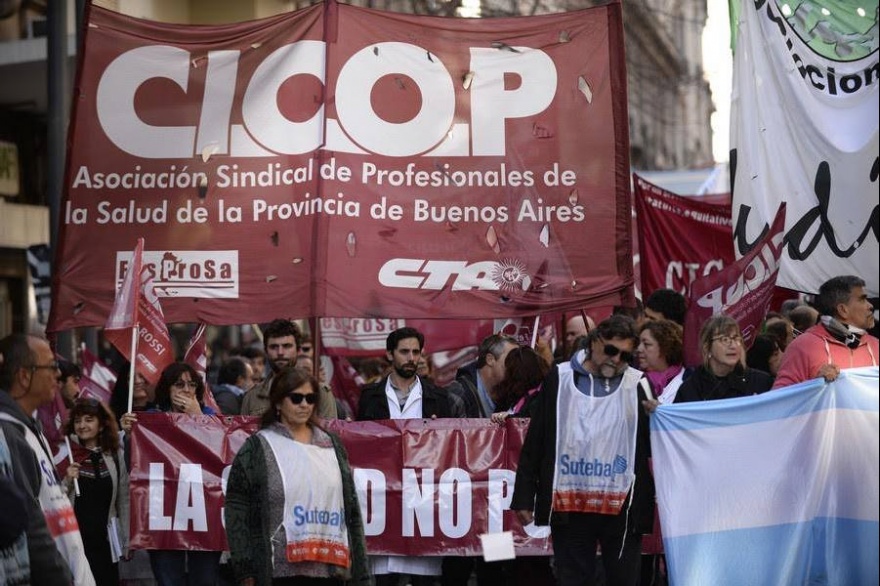Los médicos bonaerense ya venía de protagonizar varios paros.