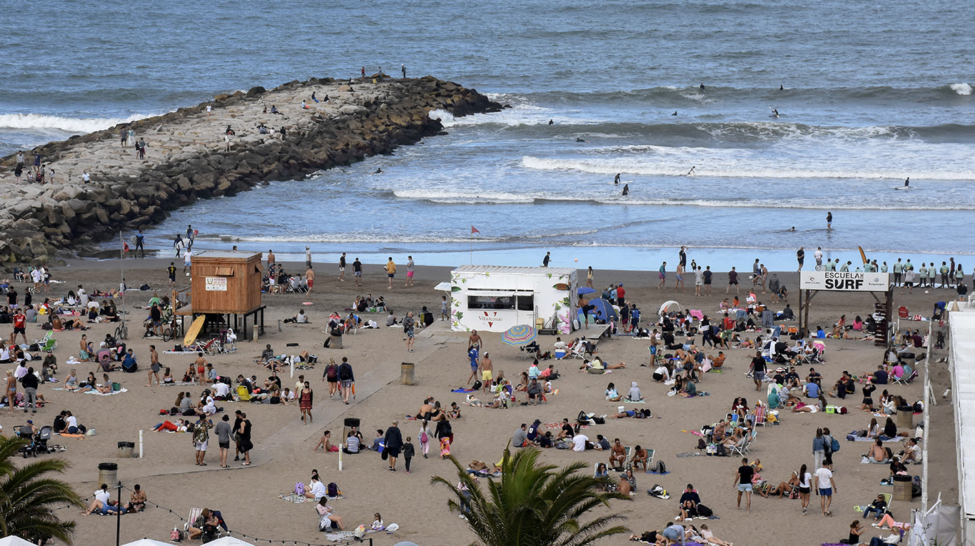 La Costa bonaerense es uno de los lugares que registró una de las altas tasas de positividad del país