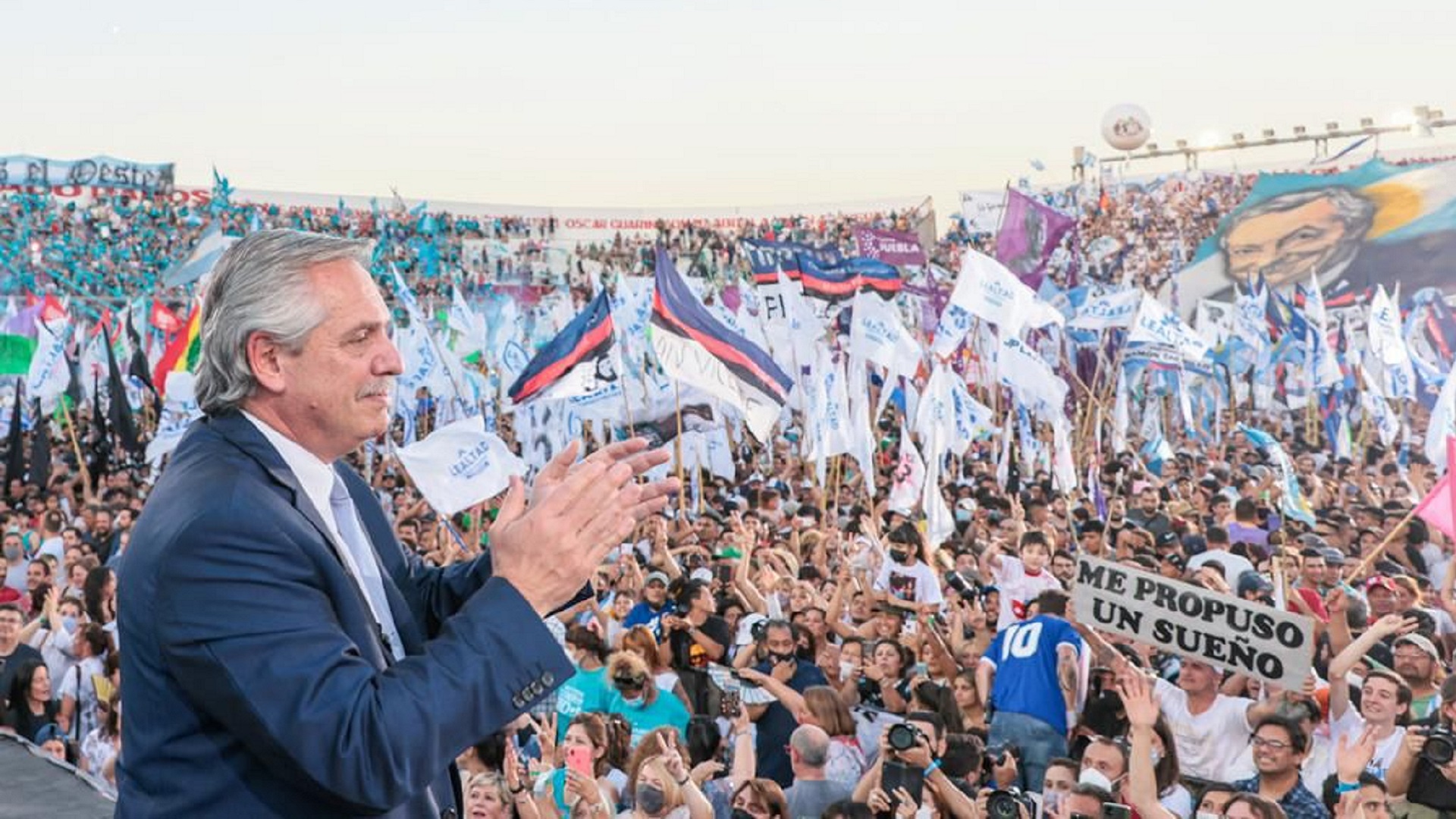 El Frente de Todos cierra la campaña de elecciones 2021 en Merlo