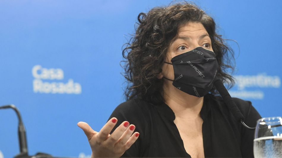 Carla Vizzotti, ministra de Salud 