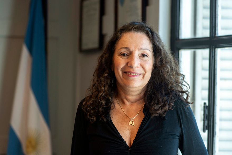 La interventora de la AFI Cristina Caamaño. 