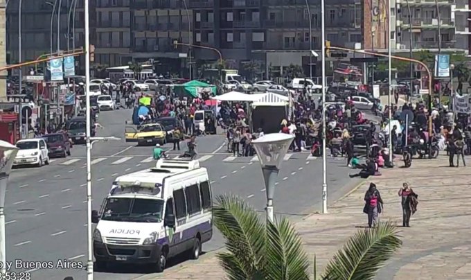 El Frente piquetero reclama trabajo y alimentos al municipio de Mar del Plata