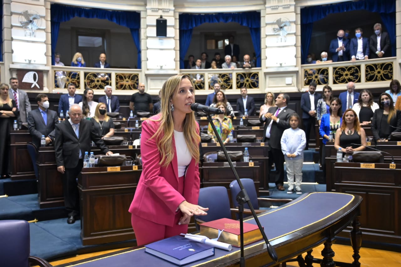 Lucía Iañez juró como diputada