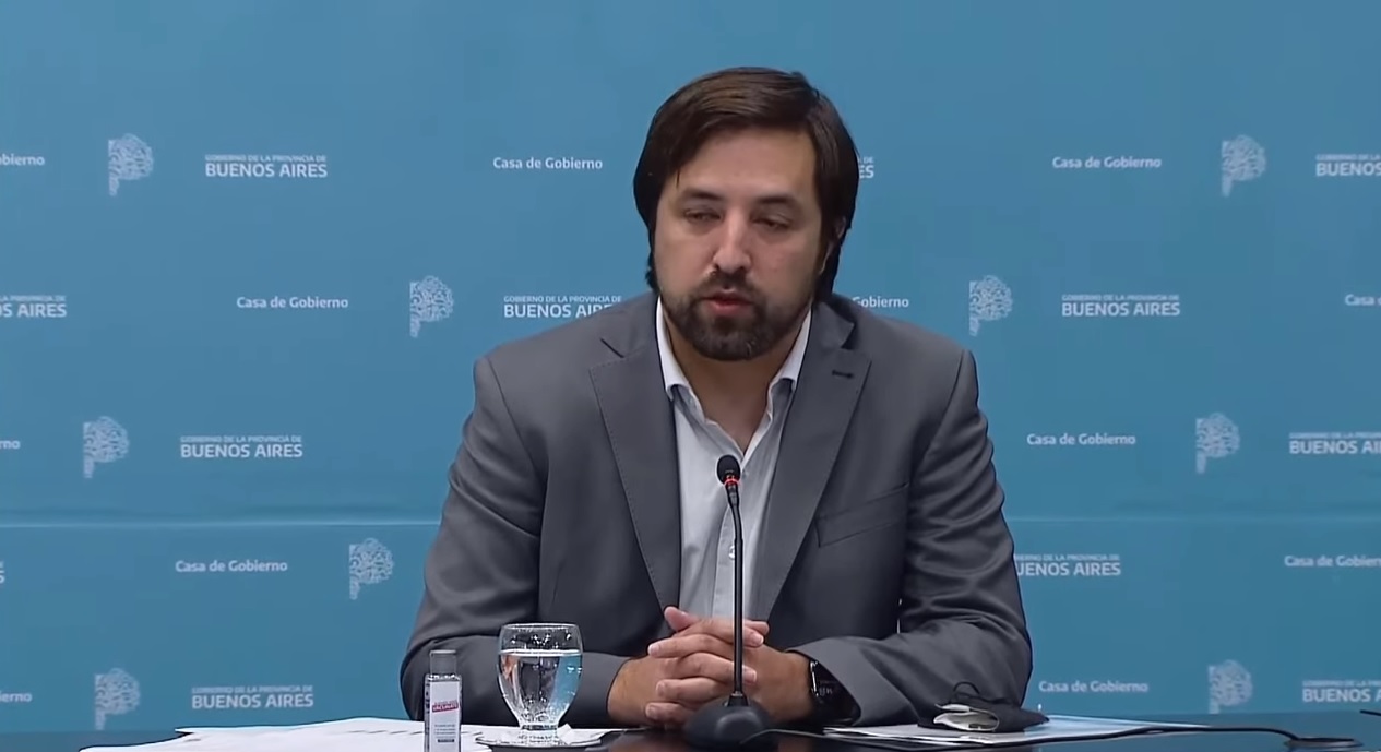Pase sanitario. el ministro de salud Nicolás Kreplak brindó un nuevo informe epidemeológico.
