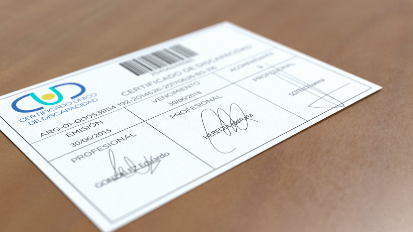 El certificado de discapacidad digital tendrá la misma validez que el que se expide en formato físico. 