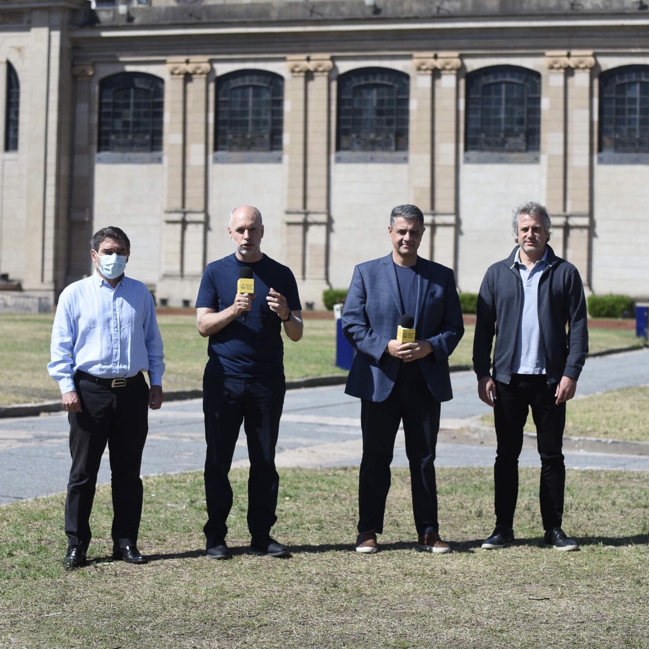 En la presentación de Jorge Macri como nuevo ministro de Gobierno estuvieron presentes Horacio Rodríguez Larreta, Felipe Miguel y Fernán Quirós.