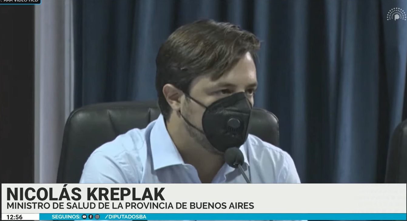 El ministro de Salud, Nicolás Kreplak, explicó en un plenario conjunto de comisiones cómo usará los fondos previstos en el Presupuesto 2022 para la cartera sanitaria.