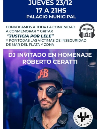 La marcha para pedir justicia por Lele Gatti será en la puerta de los Tribunales marplatenses