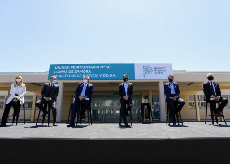 Axel Kicillof encabeza el inicio oficial del Plan de Infraestructura Penitenciaria 2022 – 2023, que según consignan desde el Ejecutivo provincial, es "una transformación profunda e histórica del sistema penitenciario bonaerense". Axel Kicillof encabeza el inicio oficial del Plan de Infraestructura Penitenciaria 2022 – 2023, que según consignan desde el Ejecutivo provincial, es "una transformación profunda e histórica del sistema penitenciario bonaerense".