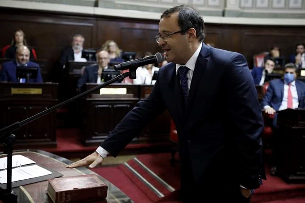 Marcelo Daletto también cuestionó la "doctrina Máximo Kirchner" en el parlamento provincial.