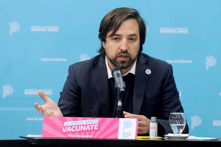 Nicolás Kreplak, ministro de Salud bonaerense preocupado por el bajo porcentaje de vacunación pediátrica 