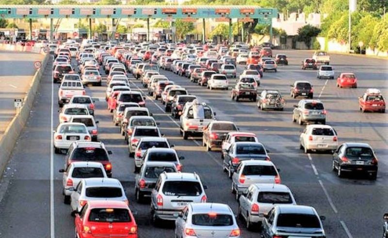 Durante el recambio turístico se movilizaron un total de 398.676 vehículos por el Corredor Atlántico.