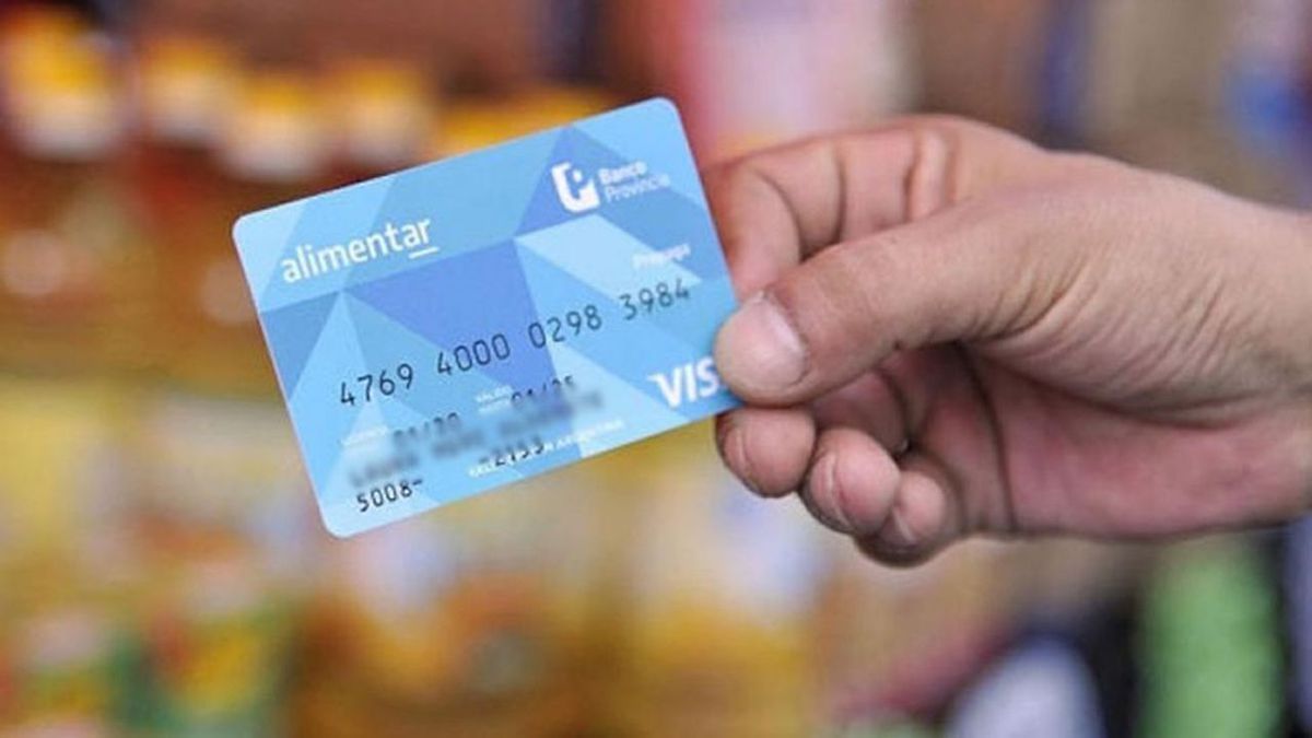 El pago adicional de la Tarjeta Alimentar varía según prestación percibida y cantidad de hijos a cargo.