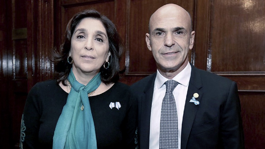  Gustavo Arribas y de Silvia Majdalan, responsables de la AFI en el macrismo. 