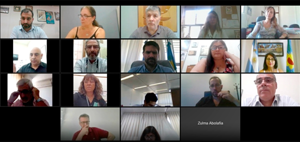 La reunión entre los trabajadores judiciales bonaerenses y los funcionarios del Gobierno de Axel Kicillof fue de manera virtual.
