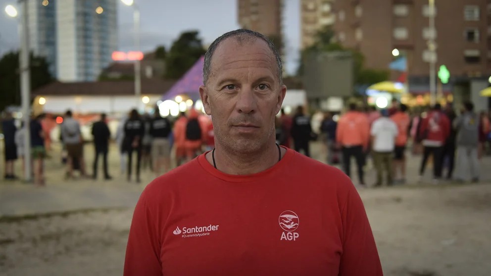 Fernando Spinach, secretario de Organización de los guardavidas de Pinamar.