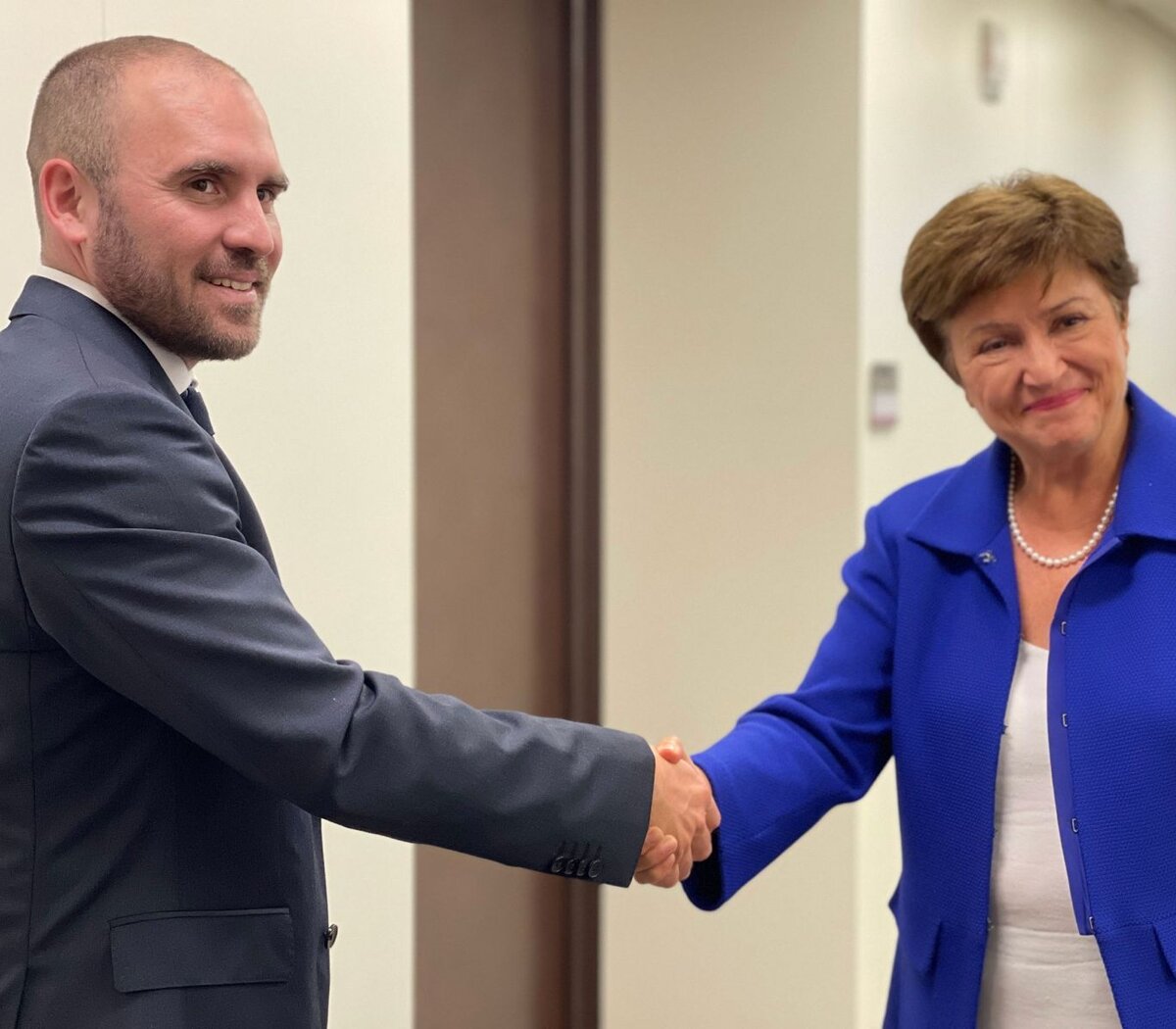 La reunión de Guzmán con la titular del FMI, Kristalina Georgieva, será el próximo viernes.