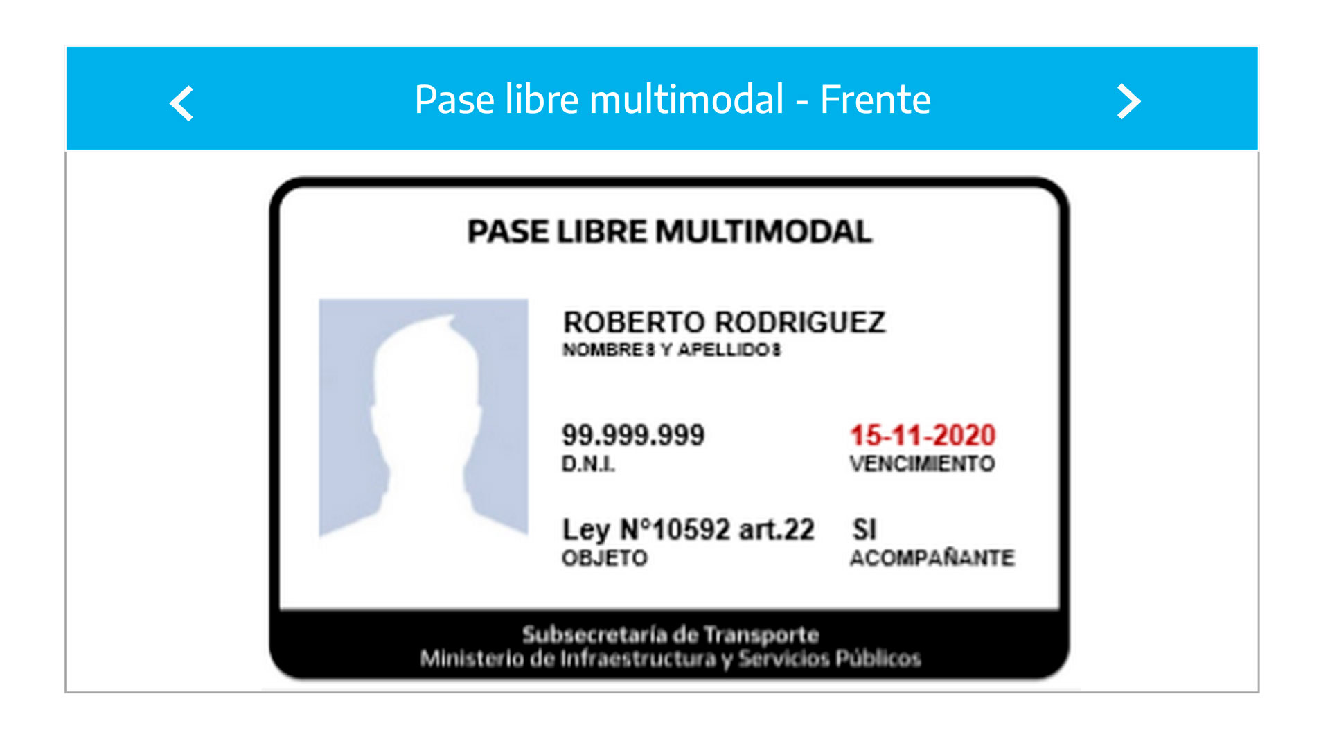 Pase libre multimodal en la Provincia de Buenos Aires para la gratuidad del transporte público.