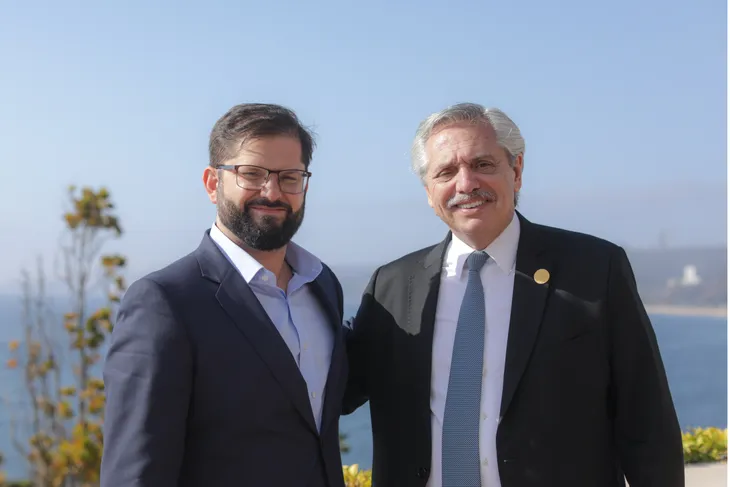 Alberto Fernández invitó a Boric a la Argentina a comienzos de marzo, cuando el presidente de Chile asumió su mandato.