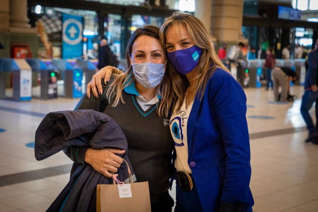 La titular de AySA, Malena Galmarini, llamó a activar el consumo responsable de agua.