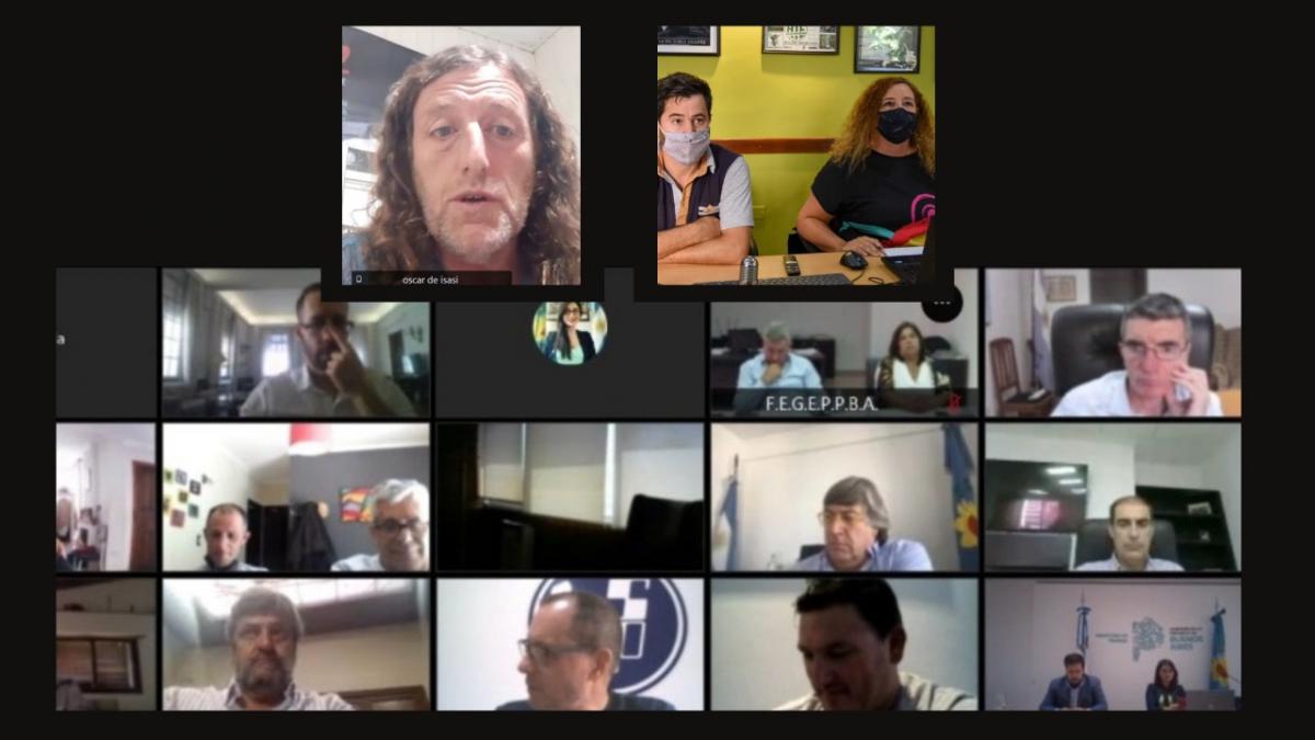 El 27 de enero el Gobierno se reunió con los gremios que nuclean a los trabajadores de la Provincia, entre ellos los médicos bonaerenses.