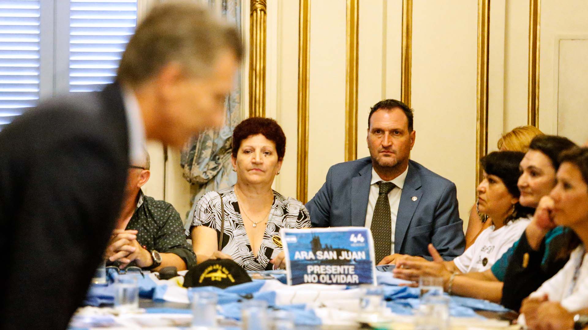 En Febrero 2018, los familiares de los tripulantes del ARA San Juan fueron recibidos por primera vez por el Presidente de la Nación, Mauricio Macri.