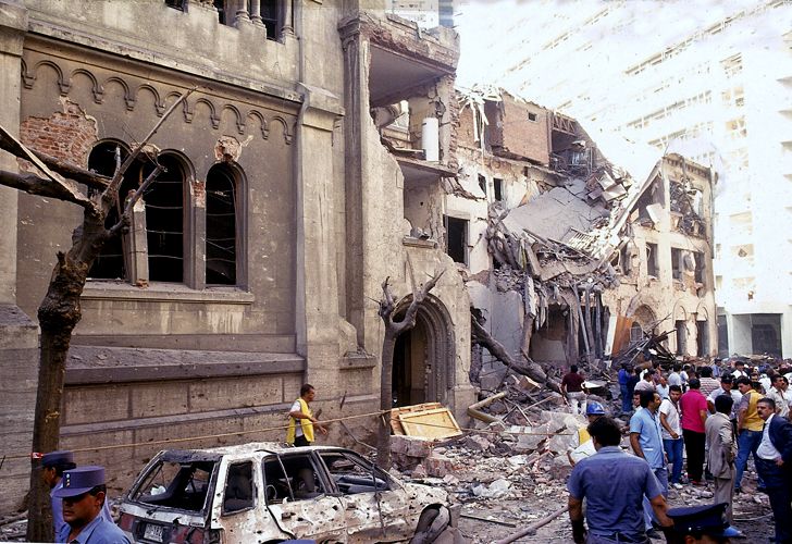 Se conmemoran los 30 años del atentado a la embajada de Israel en Argentina