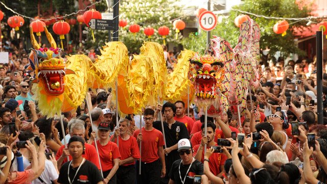 El cierre de los festejos por el Año Nuevo Chino será a las 21.30, donde se desarrollará la danza de Leones y Dragones.