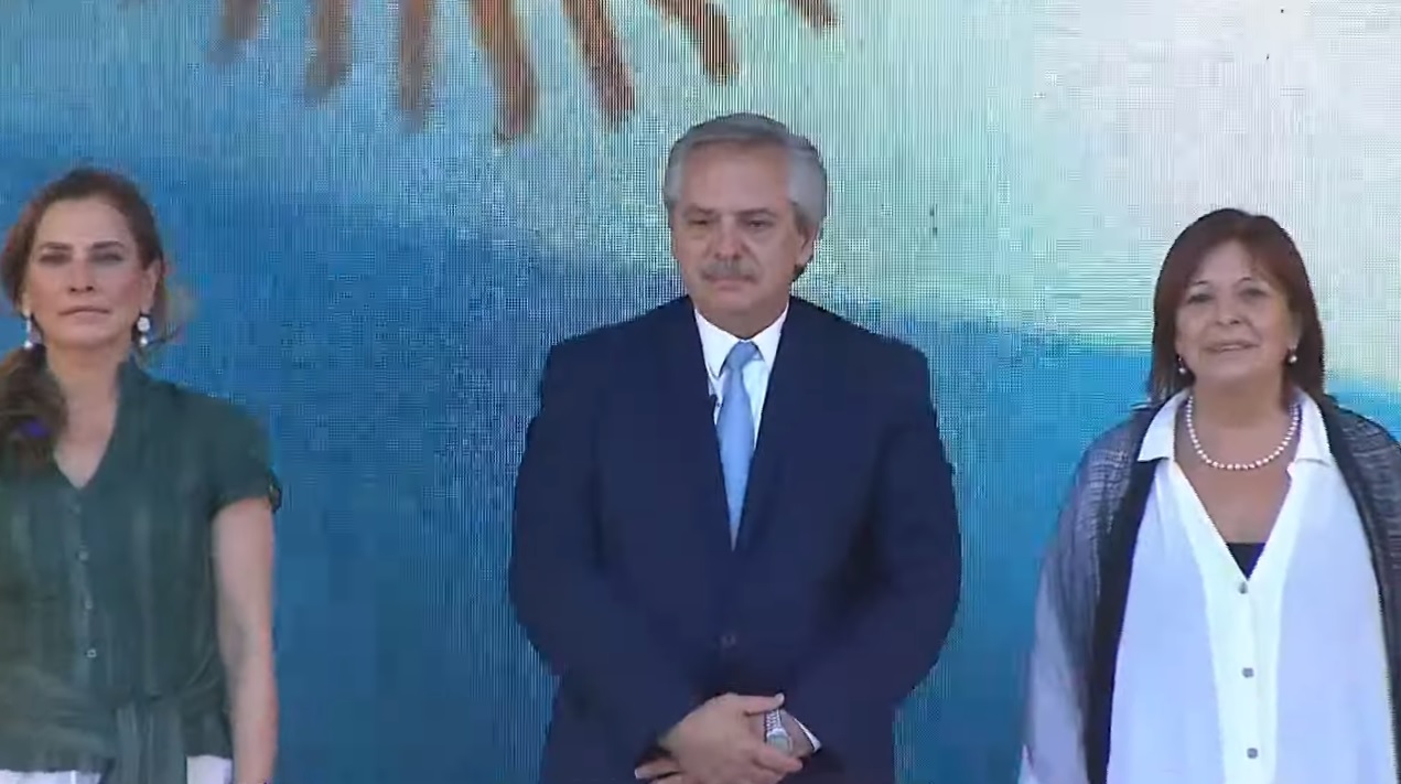 8M. El presidente Alberto Fernández encabezó el acto de cierre del Día Internacional de las Mujeres Trabajadoras. 