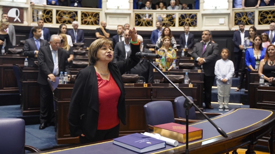 Graciela Calderón, diputada del Frente de Izquierda Unidad