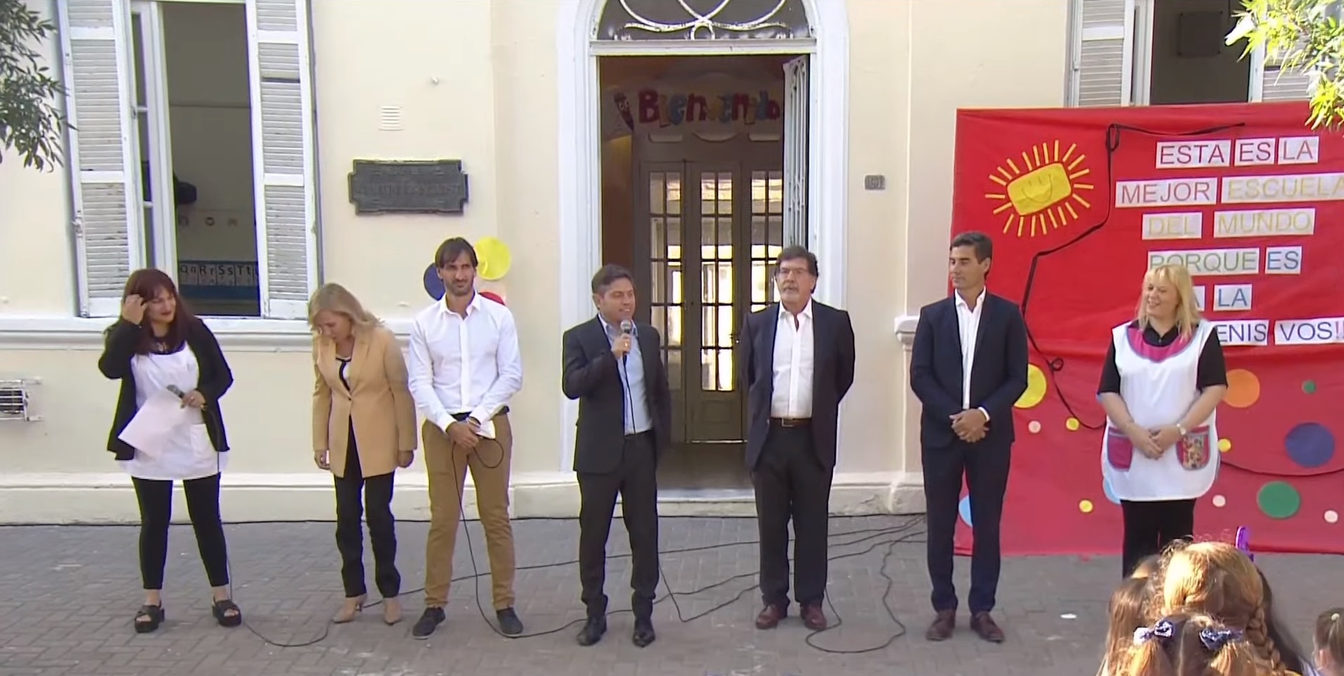 Clases 2022. Kicillof sostuvo que este año se "rompió el maleficio del Covid".