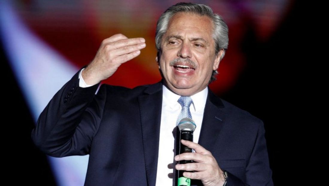 El presidente Alberto Fernández aún no aludió a la interna que existe dentro del Frente de Todos.