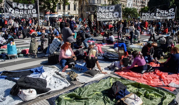 La encuesta realizada por Giacobbe & Asociados mostró la intolerancia de los ciudadanos a los piquetes en calle.