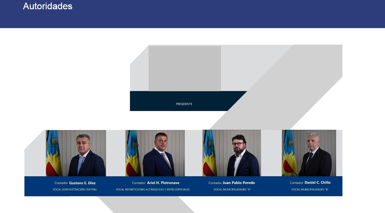 El organigrama del Tribunal de Cuentas bonaerense.