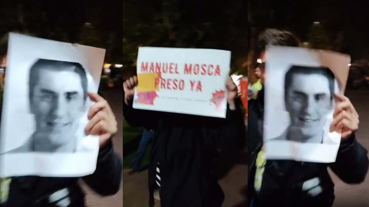 Las calles de Bolívar se colmaron durante la primera marcha contra Manuel Mosca. 