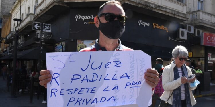 Claudio Frangul toma de tierras La Plata