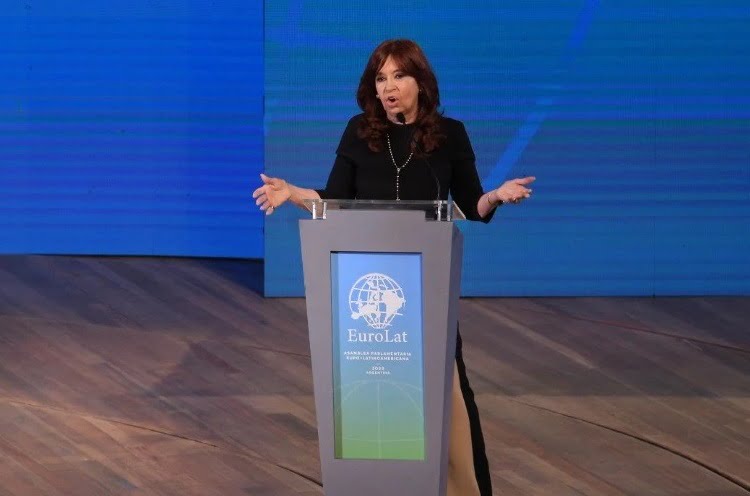 La Mesa Nacional de Juntos por el Cambio arremetió contra Cristina Kirchner por su discurso ante los parlamentarios de la EuroLat.