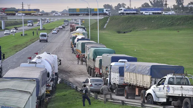 La Fetra está integrada principalmente por camioneros independientes dedicados al transporte de granos.