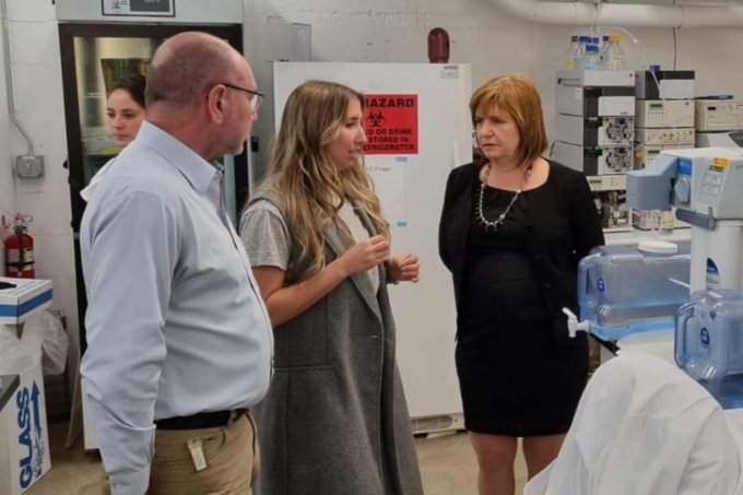 Bullrich dedicó la primera jornada de su visita a Estados Unidos a recorrer empresas en el polo tecnológico de Silicon Valley.