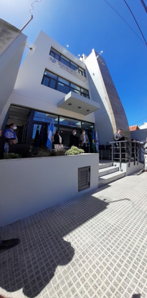 El edificio del Instituto de Formación y Capacitación del SPP en Mar del Plata.