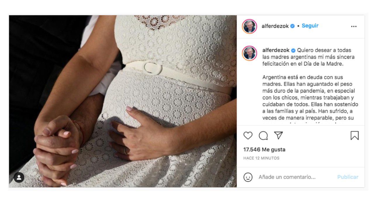 Así confirmó Alberto Fernández que iba a tener un hijo con Fabiola Yañez.